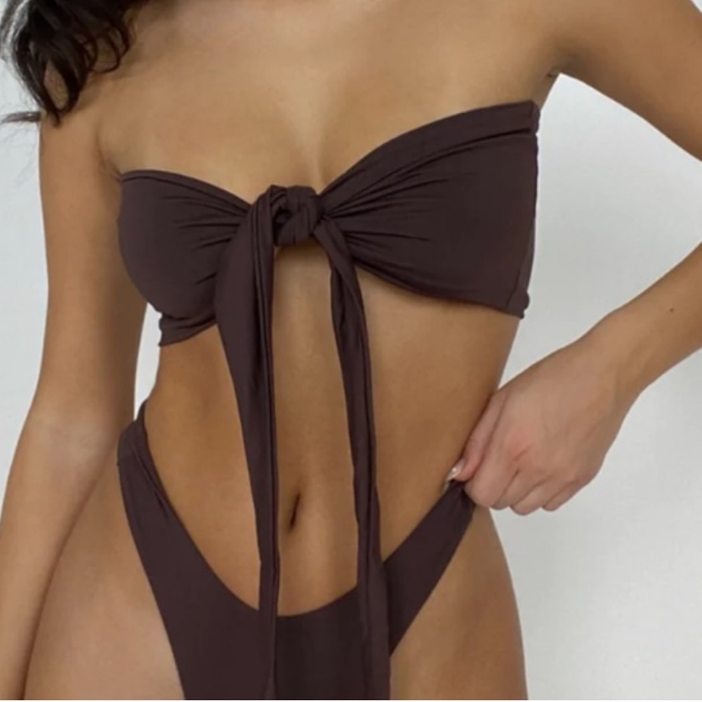437 - four Three seven espresso bikini set